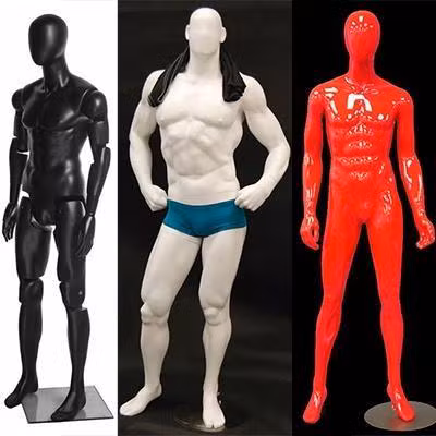 Egg Head Male Mannequins