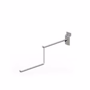 2 tier slatwall hook modern profile 12 inch two section double level product display retail
