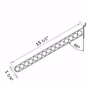 Modern waterfall square holes slatwall chrome silver frost stepped cascade pegboard hooks retail display