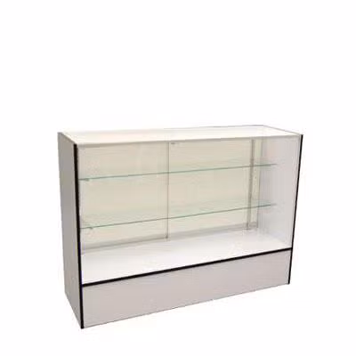 White Full View Showcase - 48"