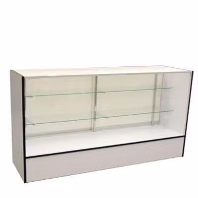 White Full View Showcase - 70"