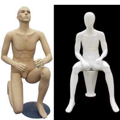 Sitting Male Mannequins