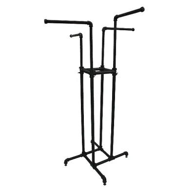 Pipe Style 4 Way Rack