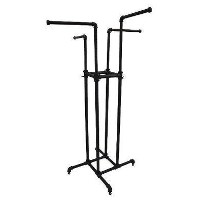 Pipe 4-Way Rack - Matte Black