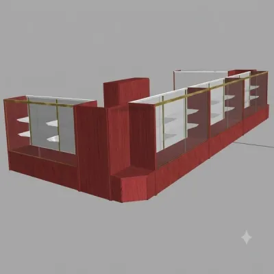 Cherry Wrap Counter Combo 7 — 10 Units (20'6" x 9'4")