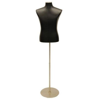 Male Form Black PU Leather
