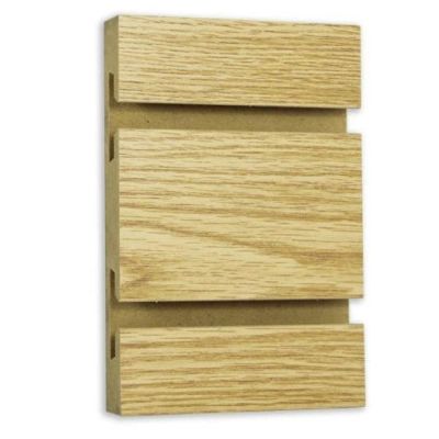 Oak Melamine Slatwall