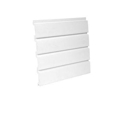 White PVC Slatwall