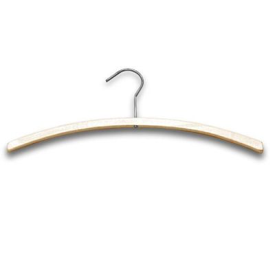 16" Wood Top Hanger — Silver Hardware Box of 100