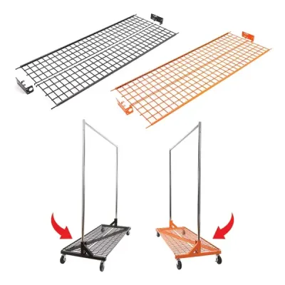 Foldable Wire Shelf for Z Rack
