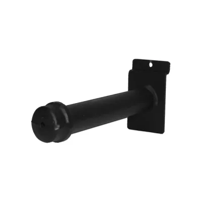 Pipe Style 6" Slatwall Faceout | Matte Black