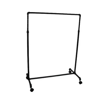 Pipe Style Rolling Rack