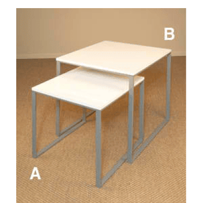 Square Tables - White