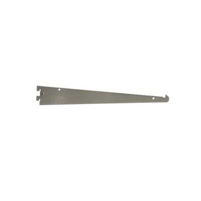 12 Inch Satin Chrome Glass Shelf Bracket