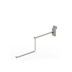 2 tier slatwall hook modern profile 12 inch two section double level product display retail
