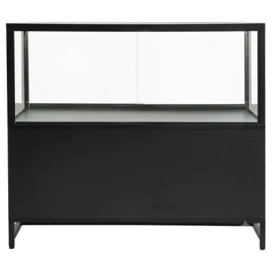 Wall Display Case 48 Inch Black LED