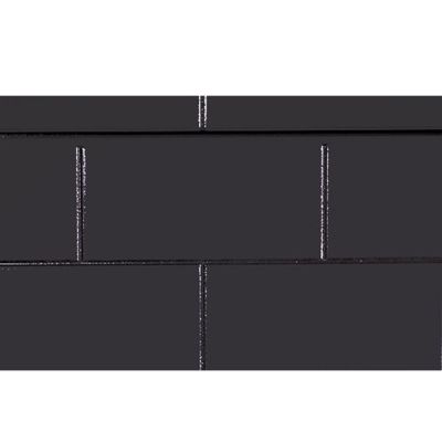 Subway Tile 3D Textured Slatwall - Black