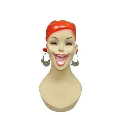 Funny Mannequin Head Open Mouth Female