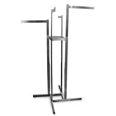 4 Way Rack Rectangular - Straight Arms