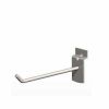 Wire faceout slatwall 11 inch modern wire chrome silver frost retail display