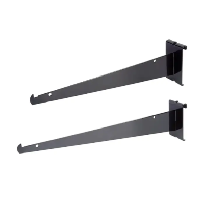 Shelf Brackets for Grid Panel Black