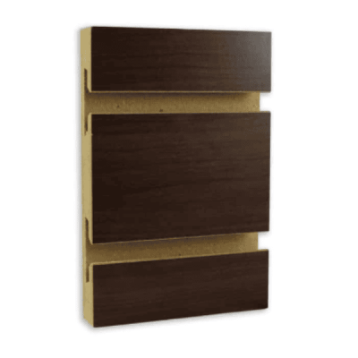 Chocolate Cherry Melamine Slatwall