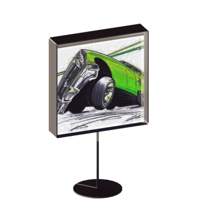 T-shirt Display Box w/Stand