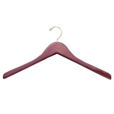 17" Wood Coat Hanger — Natural Wax or Walnut