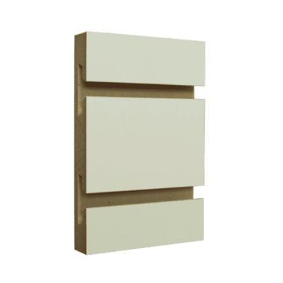 Folkstone Gray Melamine Slatwall