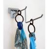 2 tier slatwall hook modern profile 12 inch two section double level product display retail