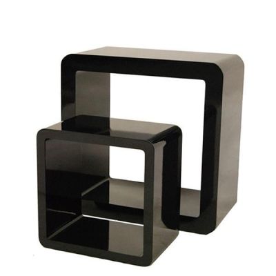 Black Cube Stands
