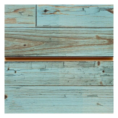 Blue Painted Planks Slatwall