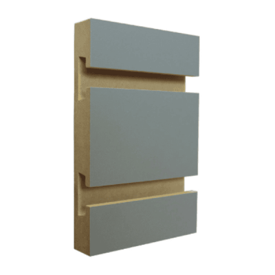 Charcoal Melamine Slatwall
