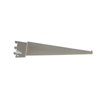12" Offset Shelf Bracket Left or Right Satin Chrome