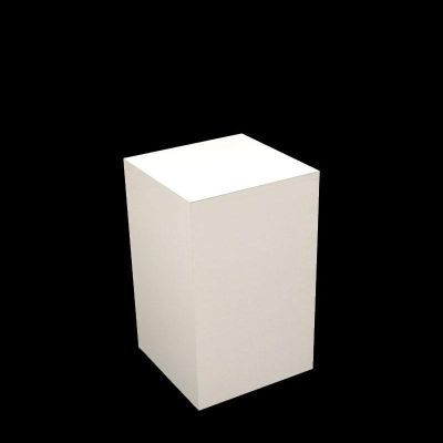 White Display Cube - 24"H