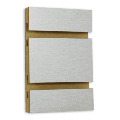 Brushed Aluminum Melamine Slatwall