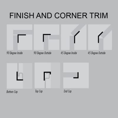 Steel Slatwall Trim