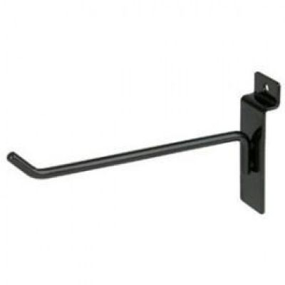 Black Slatwall Hook - HD