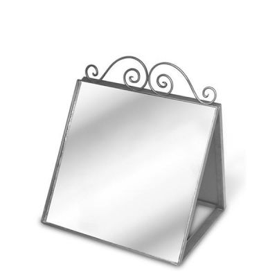 Raw Steel Shoe Mirror