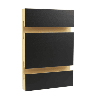 Better Black Melamine Slatwall