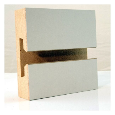Stone Gray Melamine Slatwall