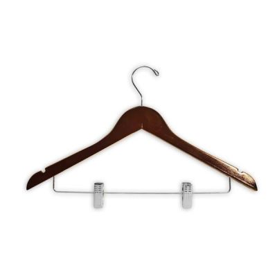 17" Wood Suit Hanger – Clips