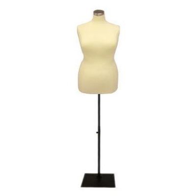 Plus Size Dress Form Off White Size 14-16