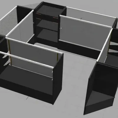 Black Display Case Combo 2 FV – 9 Unit