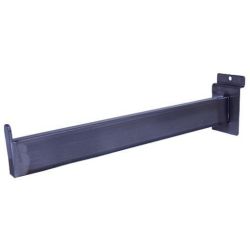 Raw steel faceout slatwall 12 inch rectangular tubing unfinished industrial retail display