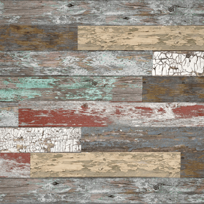 Mixed Old Paint 3D Textured Slatwall