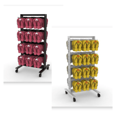 26" Retail Vertik Stand with 24 Hooks | 1-Section