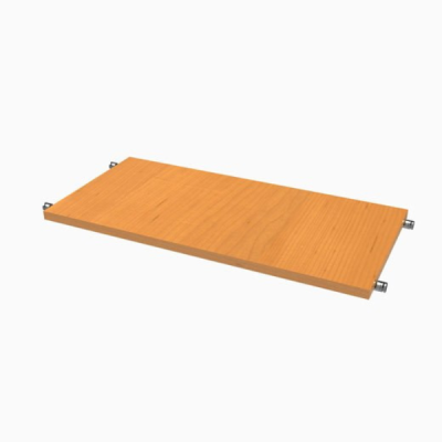 Cable Display Kit – 4 Single Wood Shelf Connectors | Cable Display Components