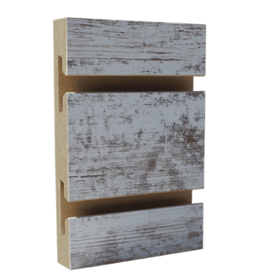 Whitewashed Fence Melamine Slatwall