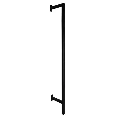 2" x 96" Matte Black Wall Outrigger